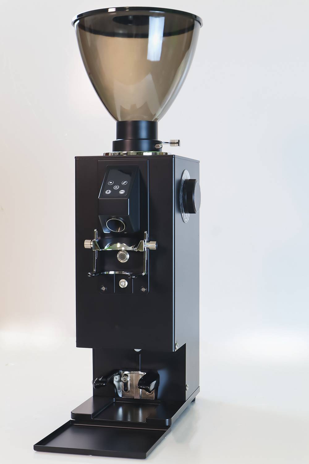 Zilong Professional Electric Commercial Coffee Grinder With Automatic Tamper 1000g Capacity 2 In 1 stainless steel grinder for shop home use