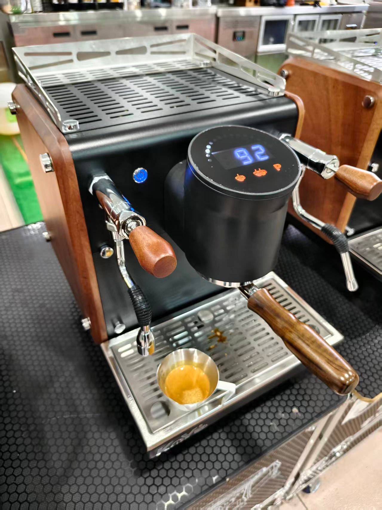 ZILONG Electric Programmable Dual-Boilers Rotary Pump Semi-Automatic Coffeee Machine Commercial Single Group Espresso Machine For Shop