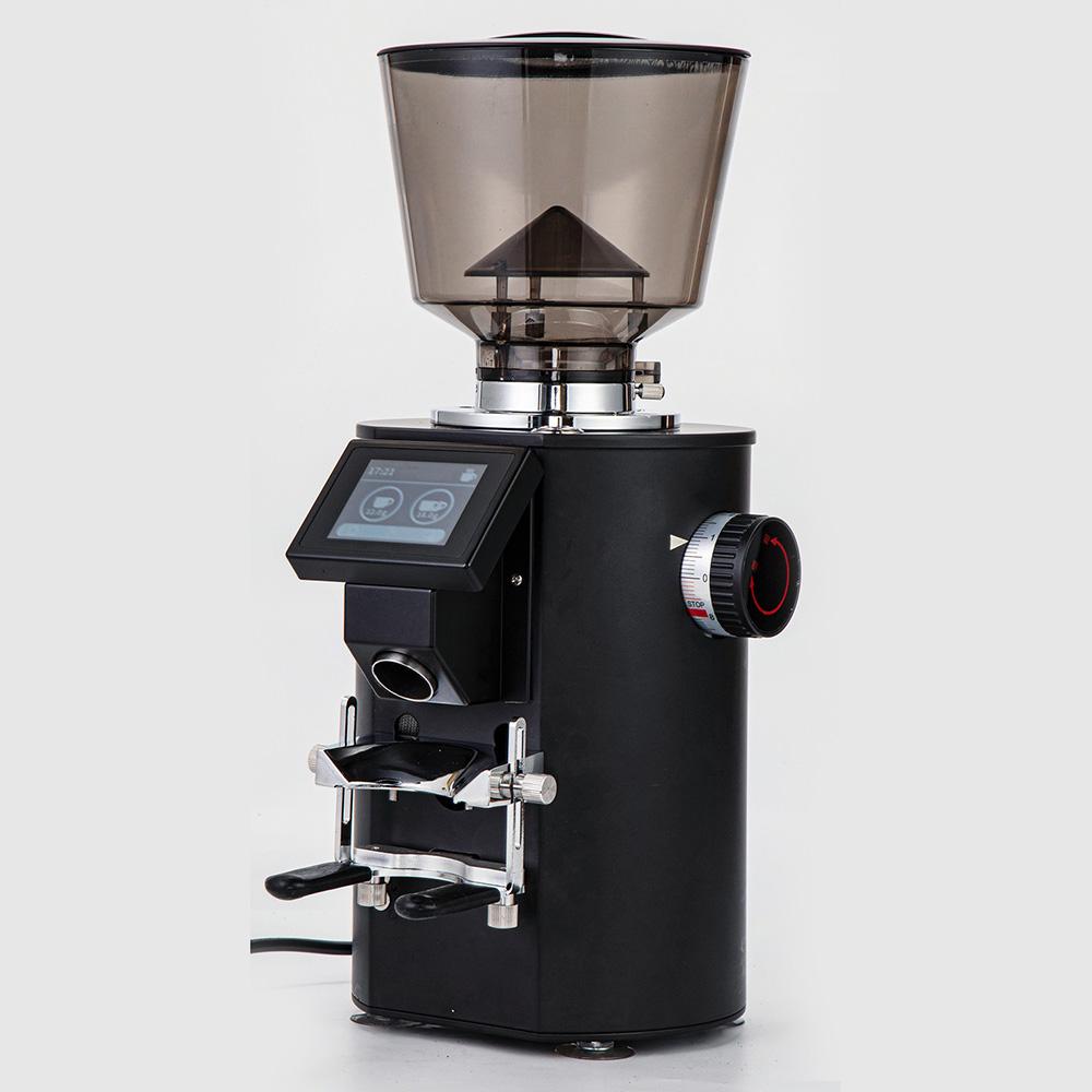 Zilong Automatic Coffee Grinder Electric with LED Display Grinding both by Weight and by time  64mm Burr for shop Hotel & Household Use