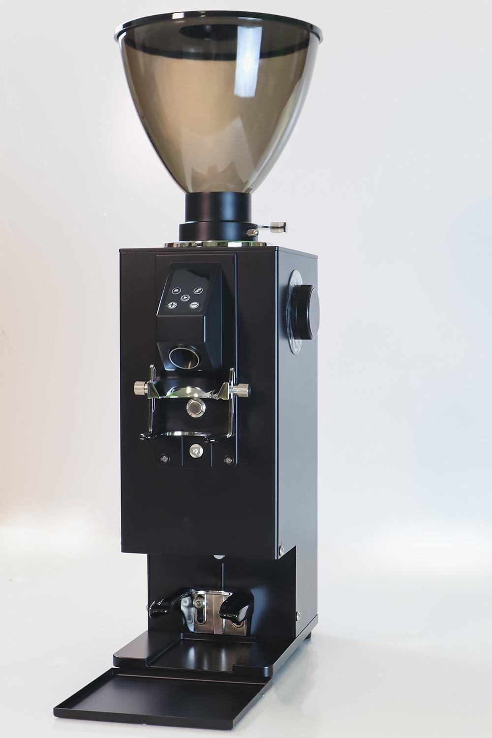 Zilong Professional Electric Commercial Coffee Grinder With Automatic Tamper 1000g Capacity 2 In 1 stainless steel grinder for shop home use