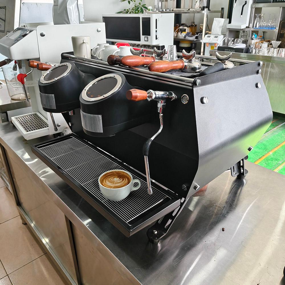 ZL18 Zilong Commercial Multiple Boilers Double Groups Coffee Machine LED Programmable Brew System Espresso Machine For Shop