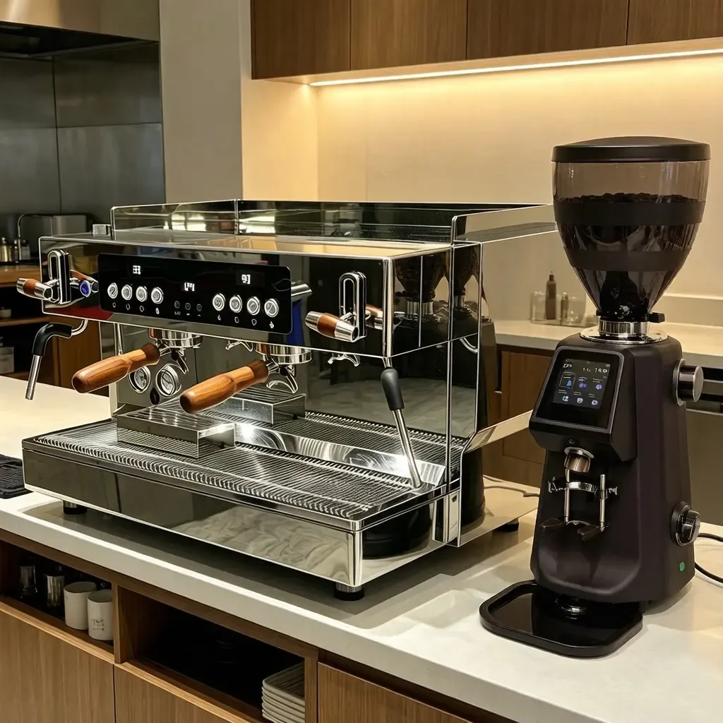 ZILONG professional double-group commercial coffee machine